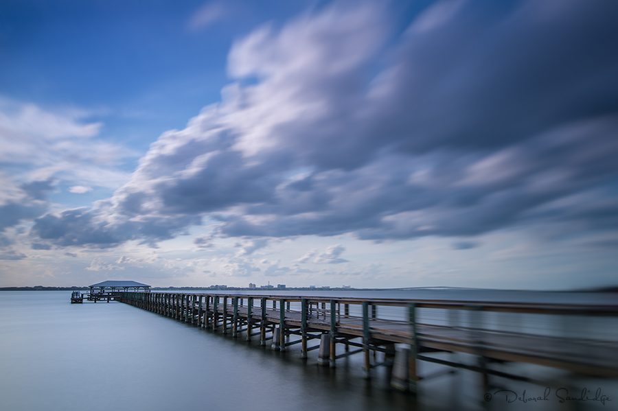 Melbourne beach pier long exposure